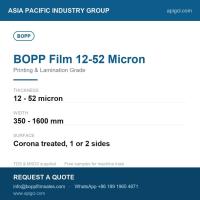 BOPP White Opaque Film 45 Micron White White Opaque Cavitated Film