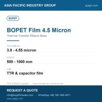 BOPET Film 16 Micron Clear Biaxially Oriented Polyester Film