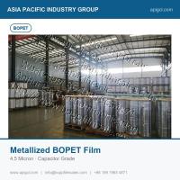 Metallized BOPET Film 16 Micron Silver Vacuum Metallized Pet Film