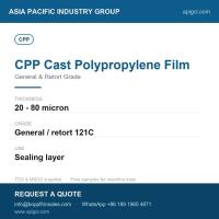 Retort CPP Film 120 Micron Clear Retort Grade Cpp Film