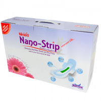 Nimed Nano-Strip Sanitary Napkins - Night Time 1 Box (Free Female Infection Self Test)