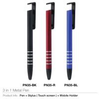 3 in 1 Metal Pens PN35
