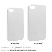 Sublimation 3D iPhone 4 & 5 Case (IP-4-3D-C, IP-5-3D-C)
