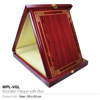 Wooden-Plaque with Box WPL-VGL