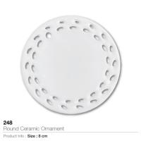 Round Ceramic Ornament- 248