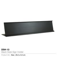 Black Desk Sign Holder DSH-13
