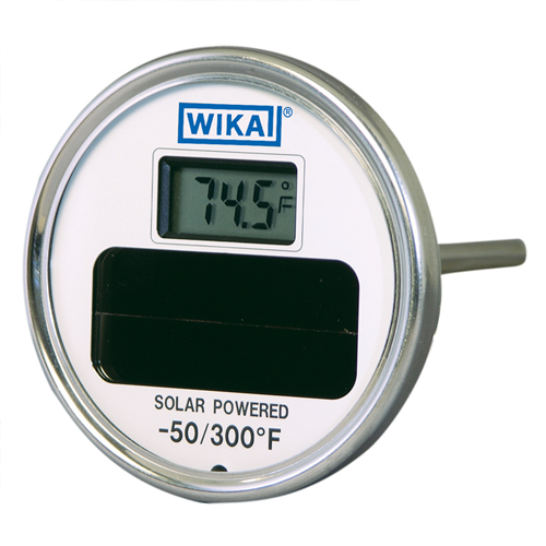 Solar digital thermometers