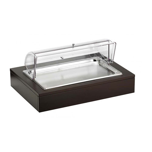 Rectangular refrigerated tray with cover for sliced salami  51130950