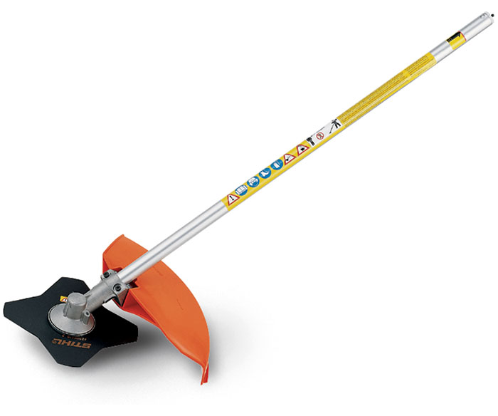 Stihl fs-km brushcutter with mowing head