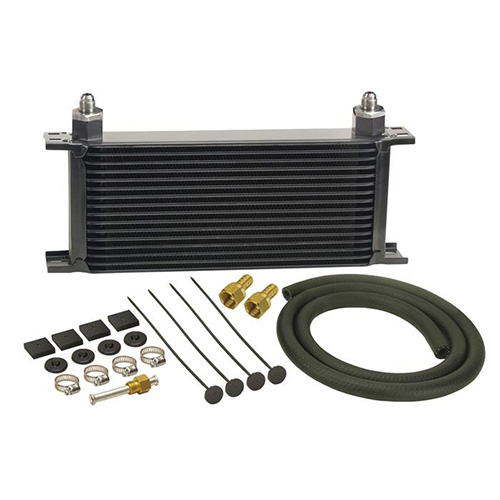 Derale 16 row series 10,000 stack plate transmission cooler kit  13402