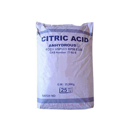 Citric acid – anhydrous 77-92-9