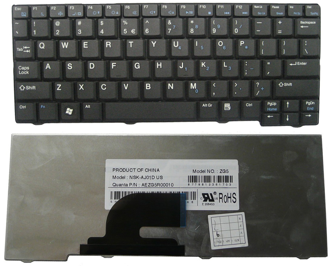 Gateway pk130851002 keyboard english/arabic layout