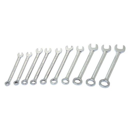Hw-609a 10pcs electronic combination wrench (inch size)