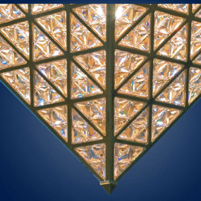 Kny designs k 4176 - pyramid ceiling light