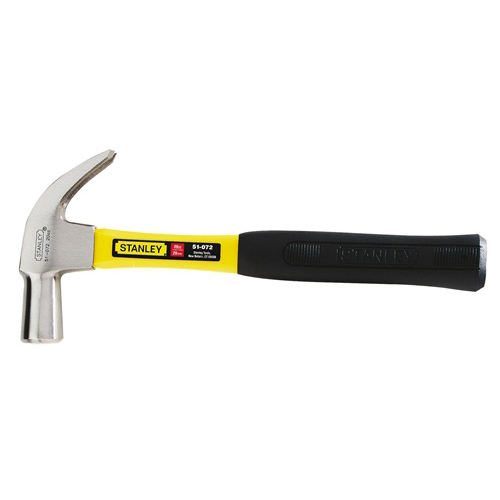 Stanley claw hammer 16oz fibreglass handle 51-071