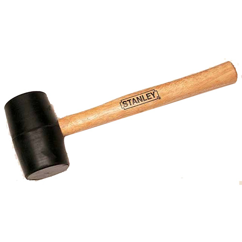 Stanley rubber hammer wooden handle 16oz
