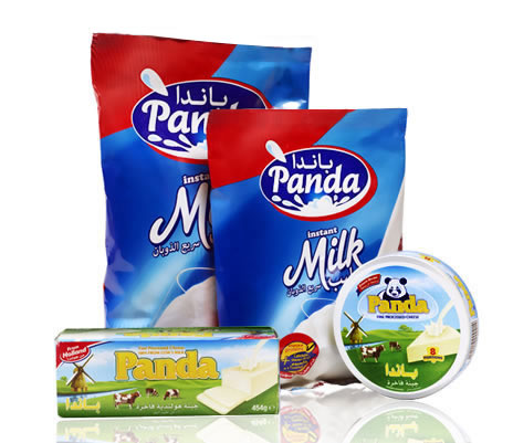 Panda- milk and cheese