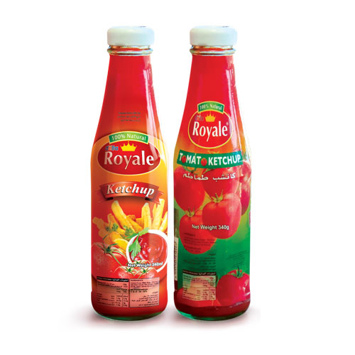 Tomato ketchup – glass bottle