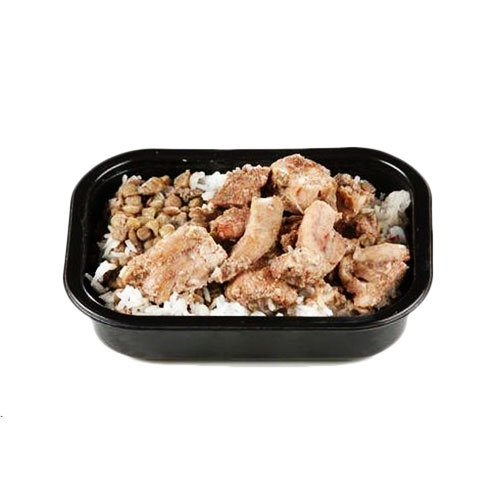 Halal dietary meal - chicken with onions
