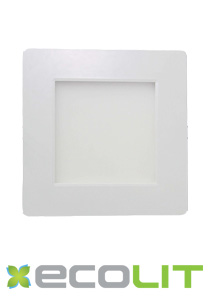Square 9W SQR Ecolit LED Panel Light