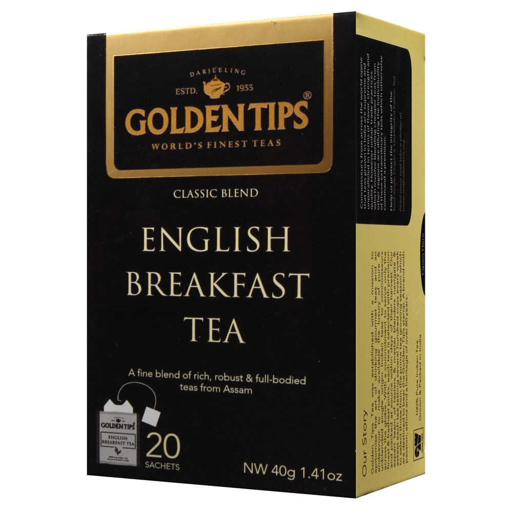 English breakfast envelope tea - 20 tea bags 40gm