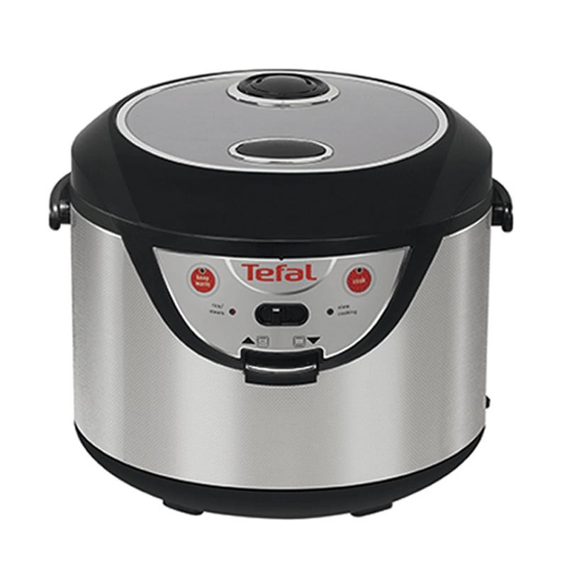 Tefal rice cooker 3 in 1 - 10 cups stainless steel