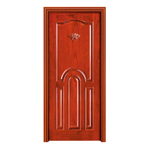 Red cherry wood color mdf interior doors and flush door