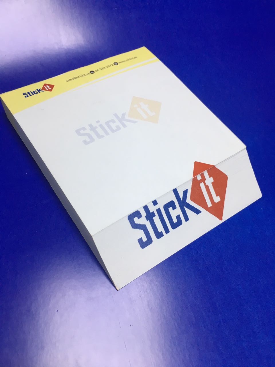 Customized sticky note and memo pad