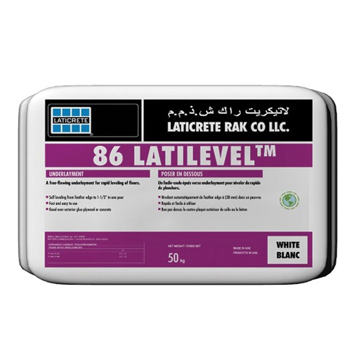 Laticrete 86 self leveling underlayment