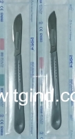 Disposable Scalpel with Plastic Handle