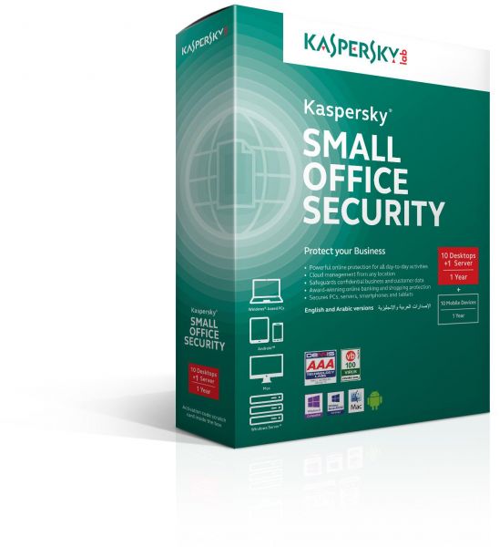 Kaspersky small office security 10+1user