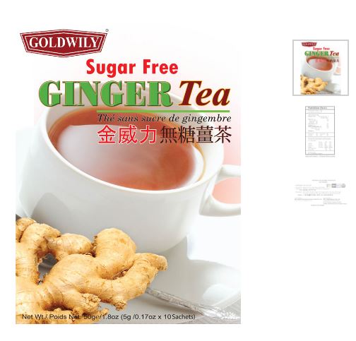Sugar free ginger tea 10's