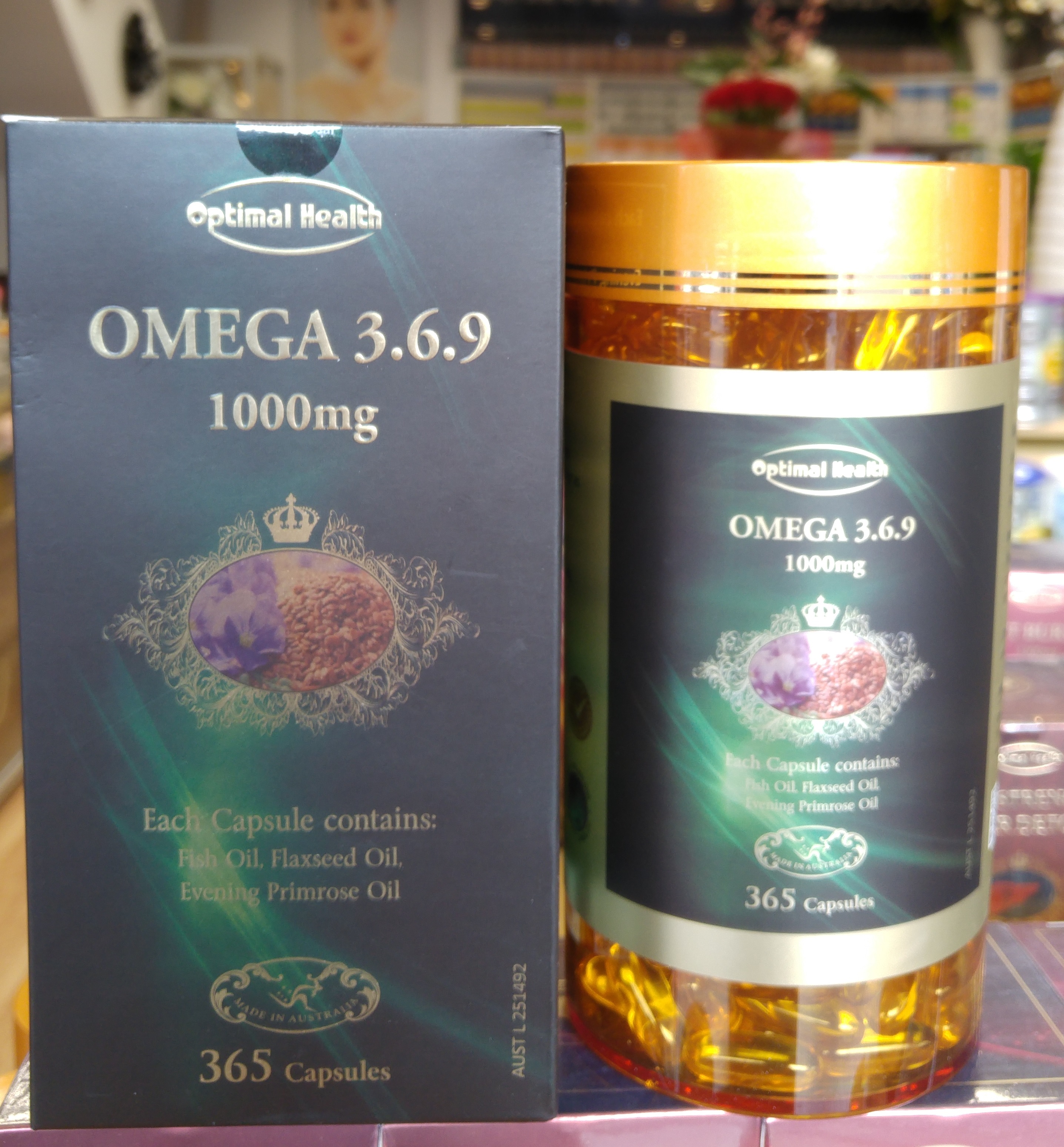 Optimal Health Omega 369 PREMIUM TGA Licence MADE IN AUSTRALIA 365 capsules_2