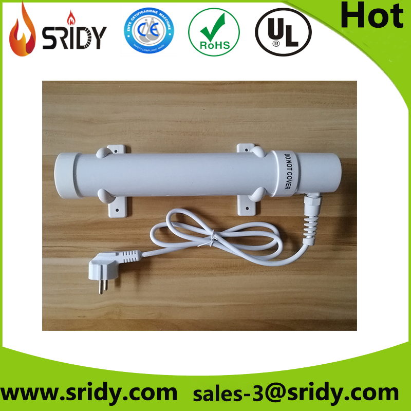 SRIDY Electric 2ft 120W Tube Heating with Power Light and Thermostat