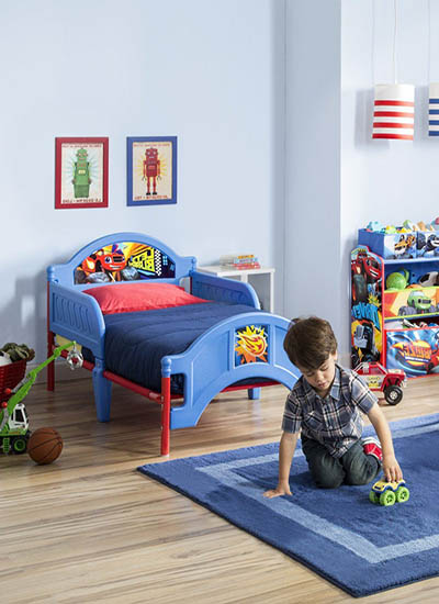 Blaze and the monster machines plastic toddler bed