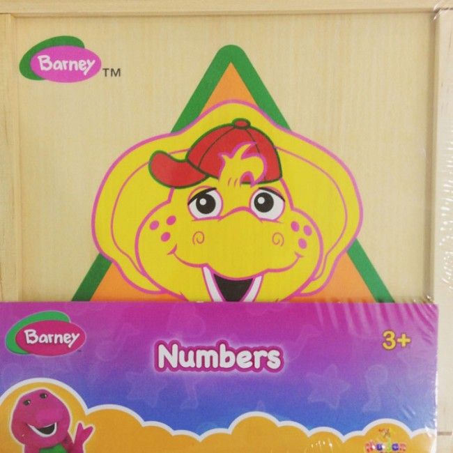 Barney wooden toys numbers (muj831)