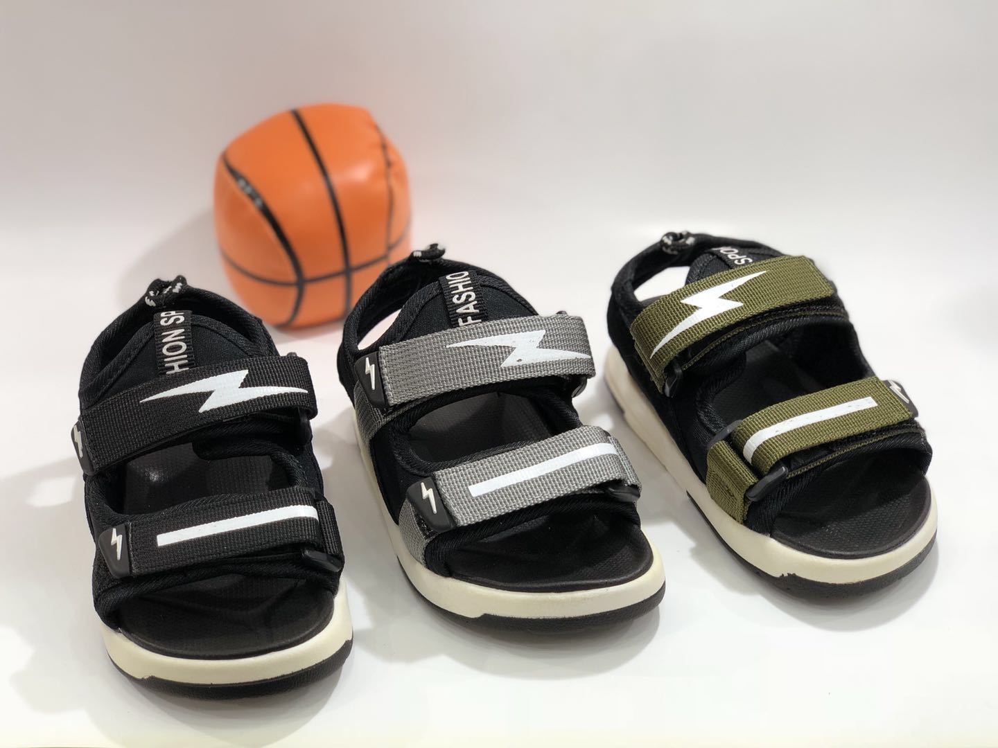 KK Kids Sandals Boy Shoes Children Footwear Velcro  Summer Sports Shoes SKU173231S