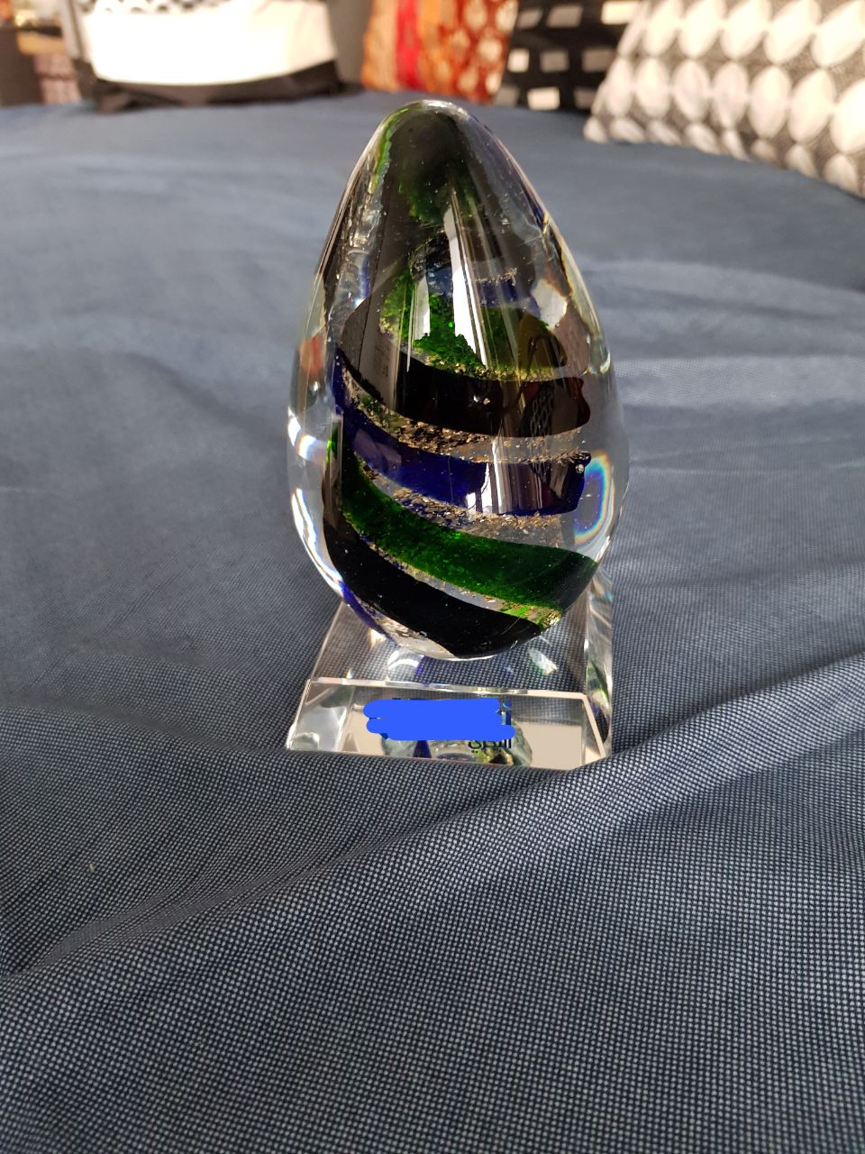 Customized crystal trophy