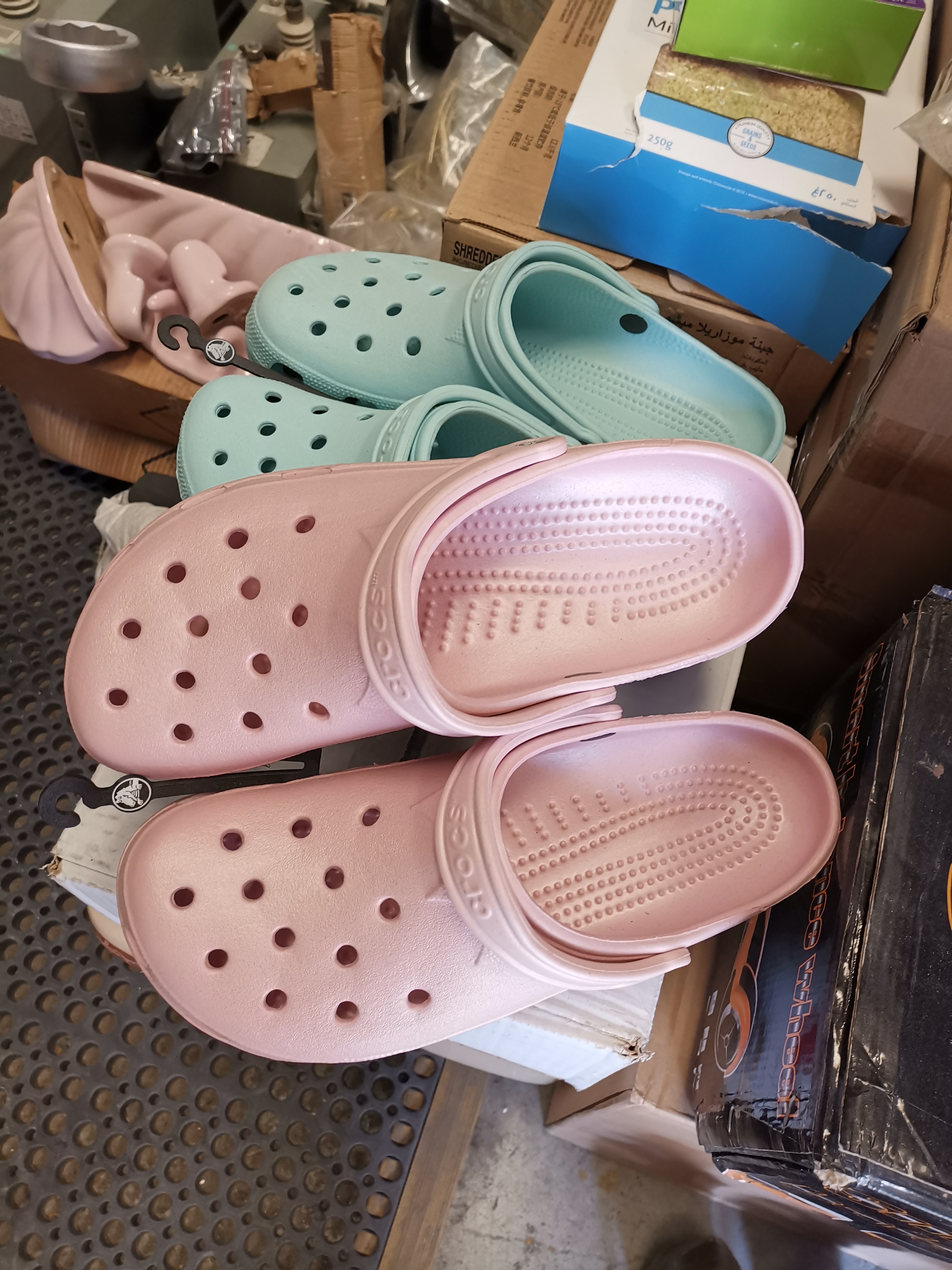 Croc sandals