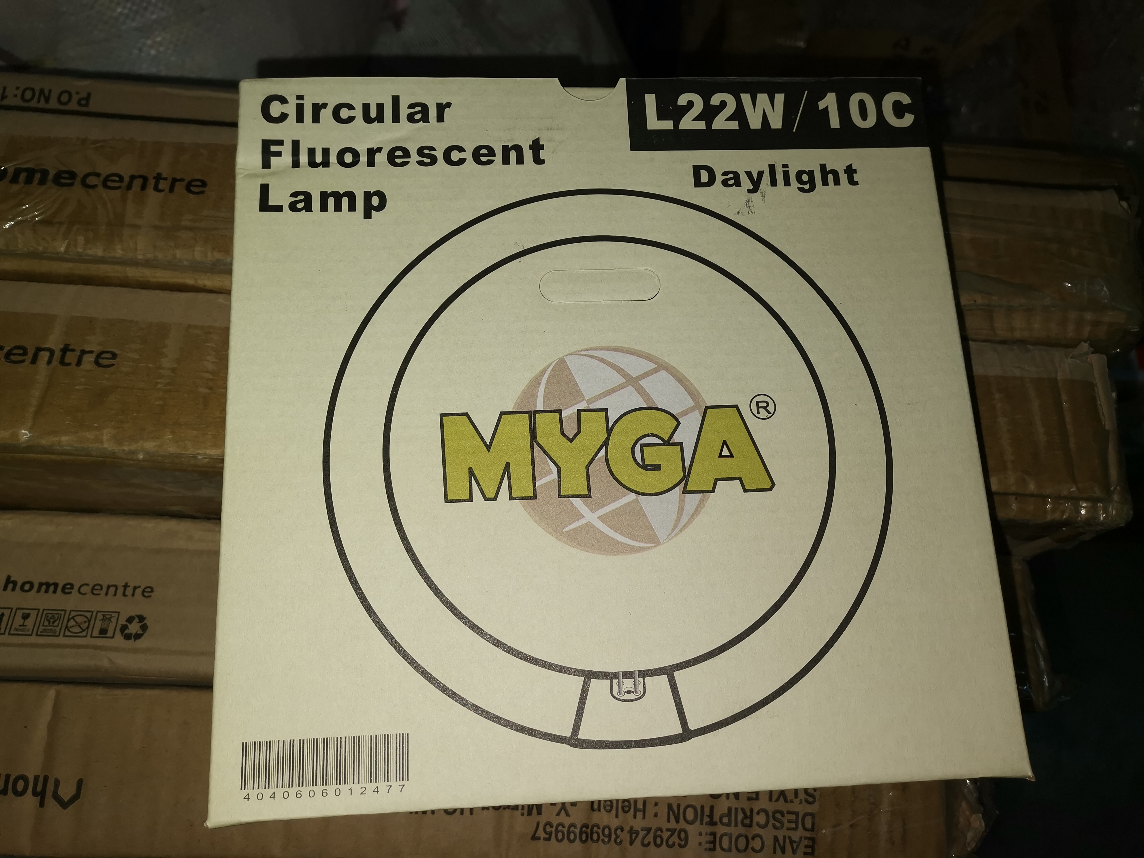 Myga circular fluorescent lamp l22w/10c