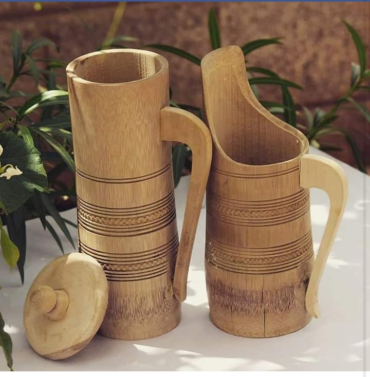 Bamboo  water jug