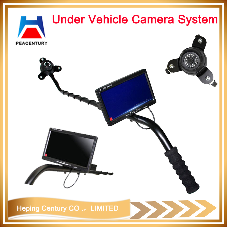 Portable digital visual under vehicle checking camera uvss with dvr    hpc-v3d