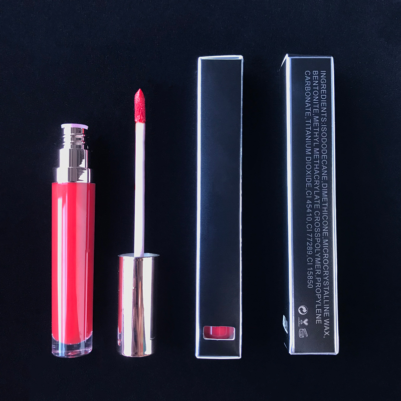 Ms-lp-24 sexy waterproof and touchproof nude matte lipstick lip gloss