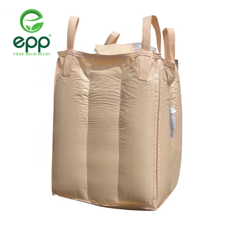 Vietnam supplier tubular big bag q bags circular pp woven packaging bags for powder and sand canvas tote 1m3 baffle q jumbo bag
