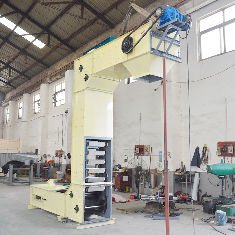 Chemical industry powder particle z type bucket elevator conveyor_2