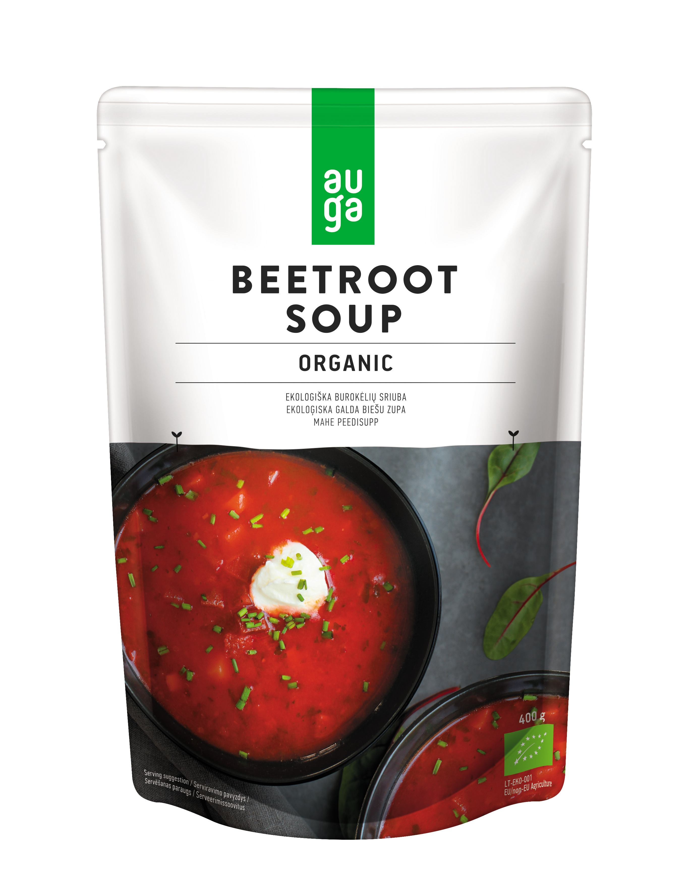 Auga organic beetroot soup