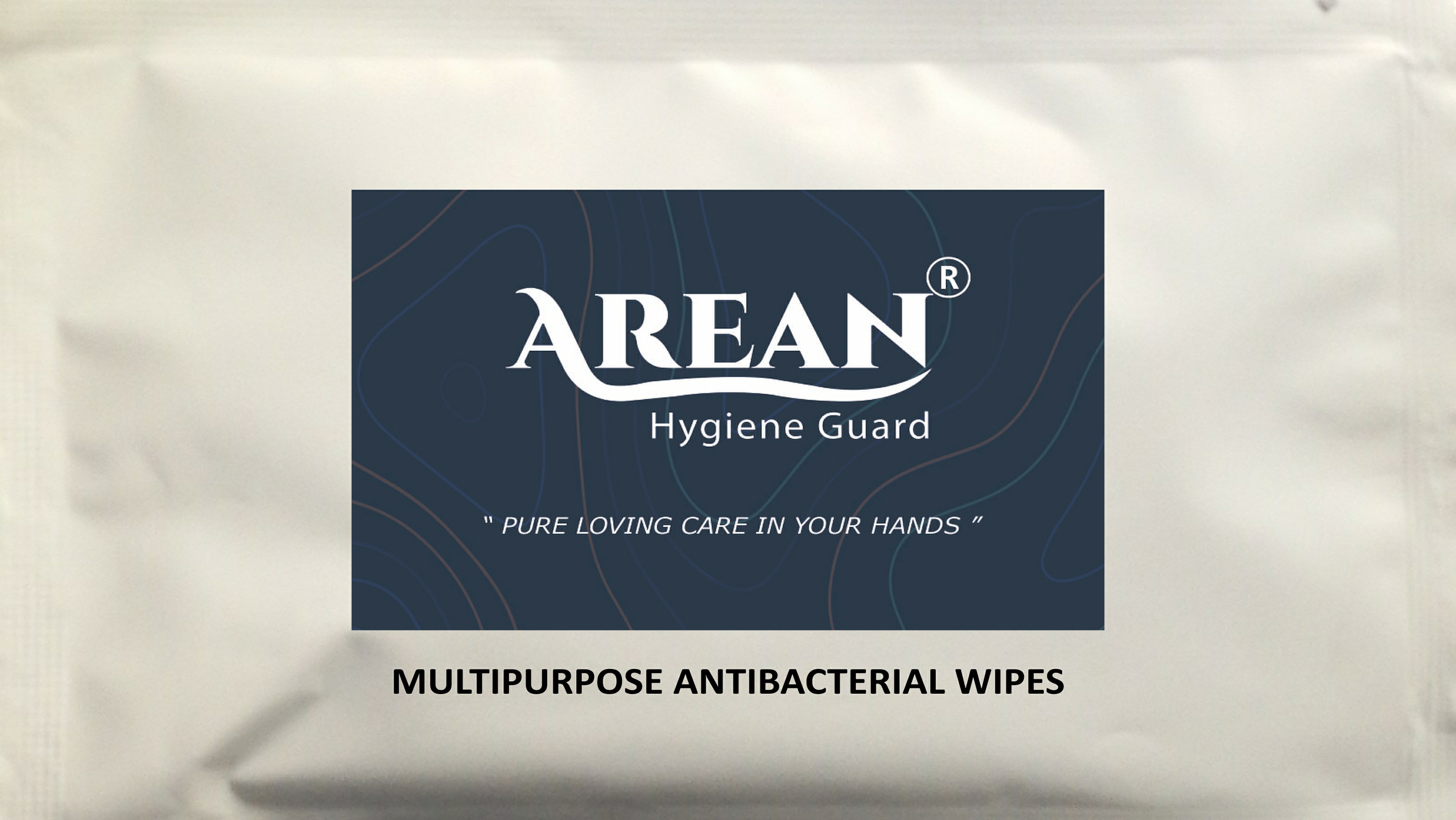 Arean antibacterial all purpose wipes (single wipe sachet)
