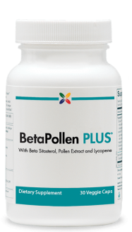 Betapollen plus prostate support with beta sitosterol, lycopene and pollen.