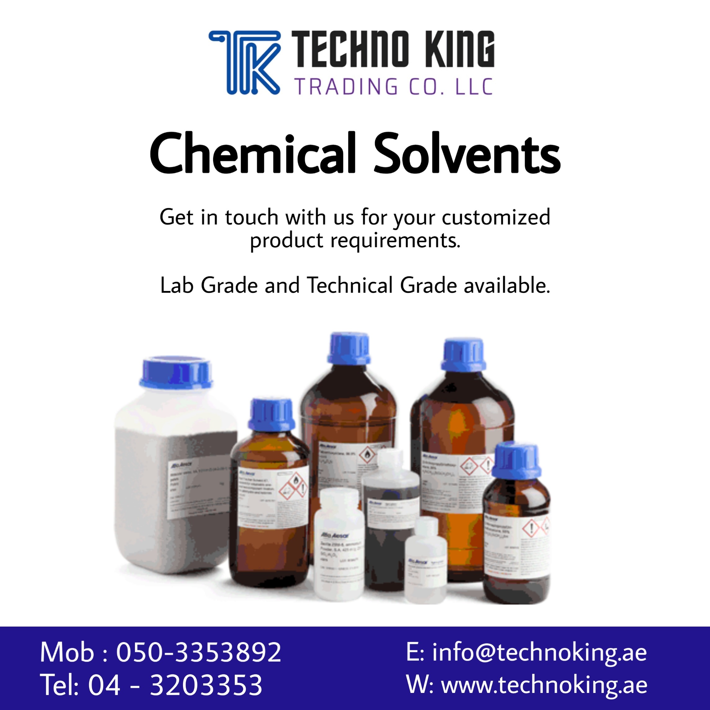 Industrial chemicals and solvents
