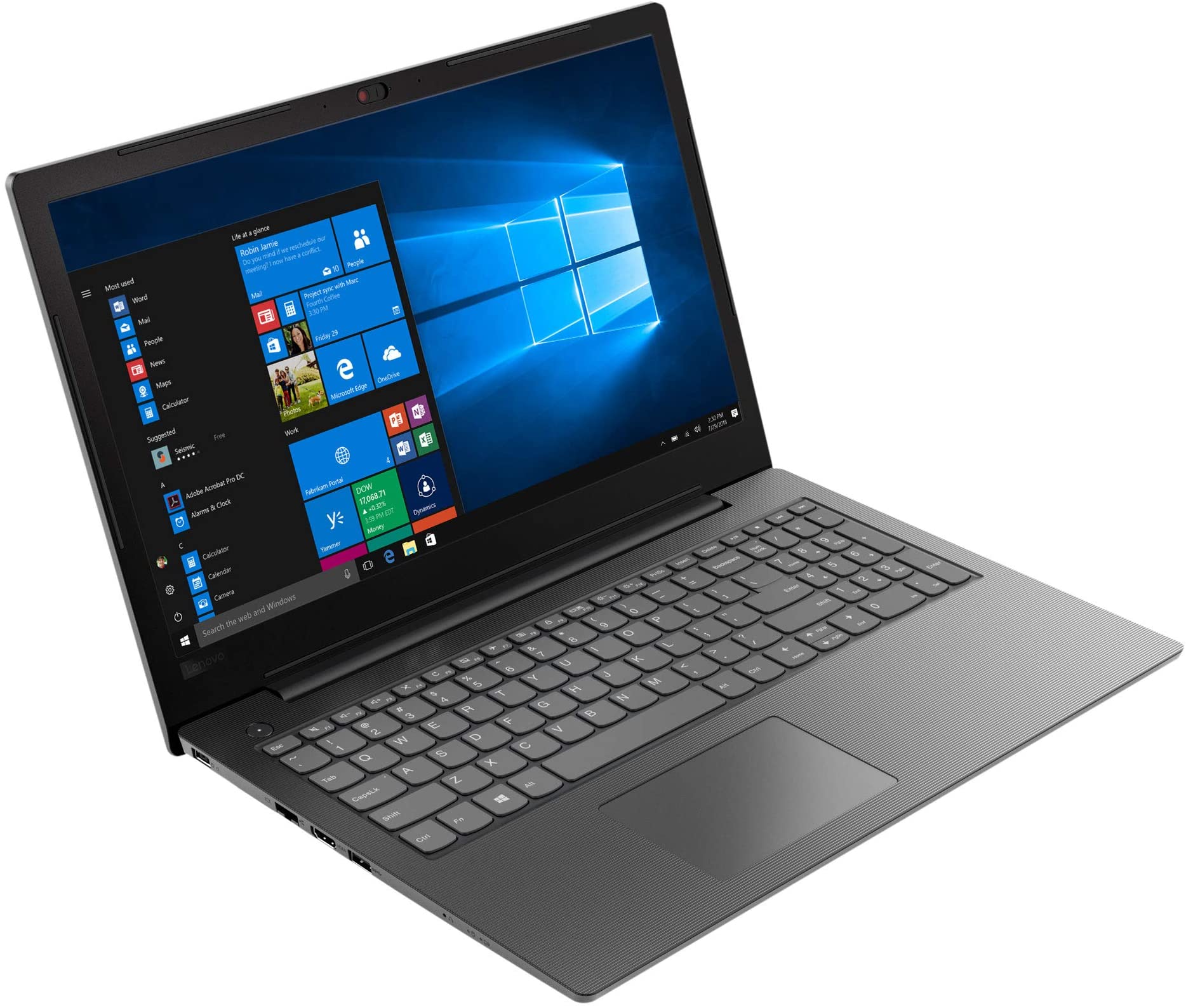 V130 Laptop With 15.6-Inch Display, Intel Core i3 Processor 4GB RAM 1TB HDD Intel HD Graphics 620 Iron Grey